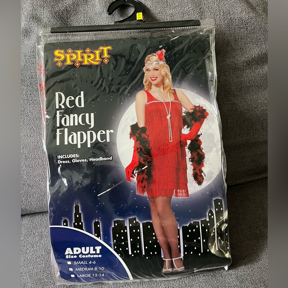Women’s Flapper Costume, Medium